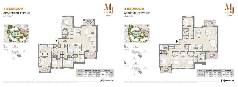 mjl lamaa 4 bedroom floor plan