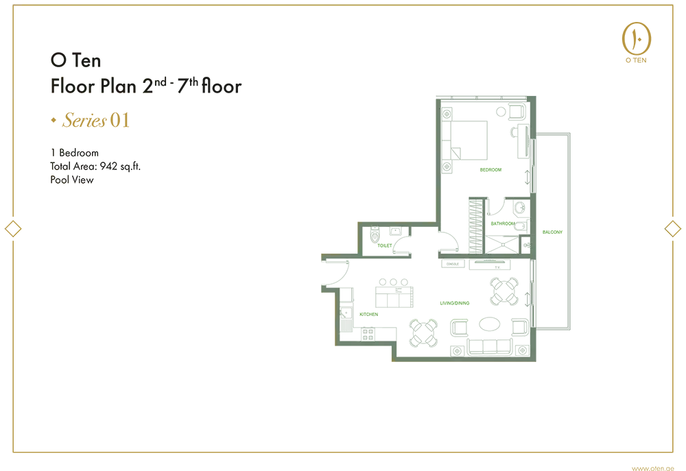 o ten dubai healthcare city 2nd to 7th floor plan