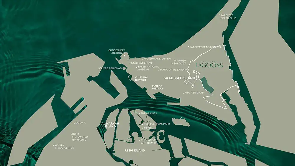 saadiyat lagoons location